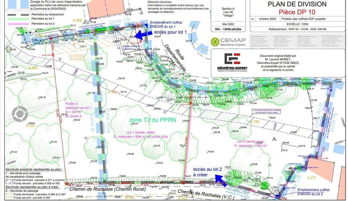 Terrain à HURTIERES