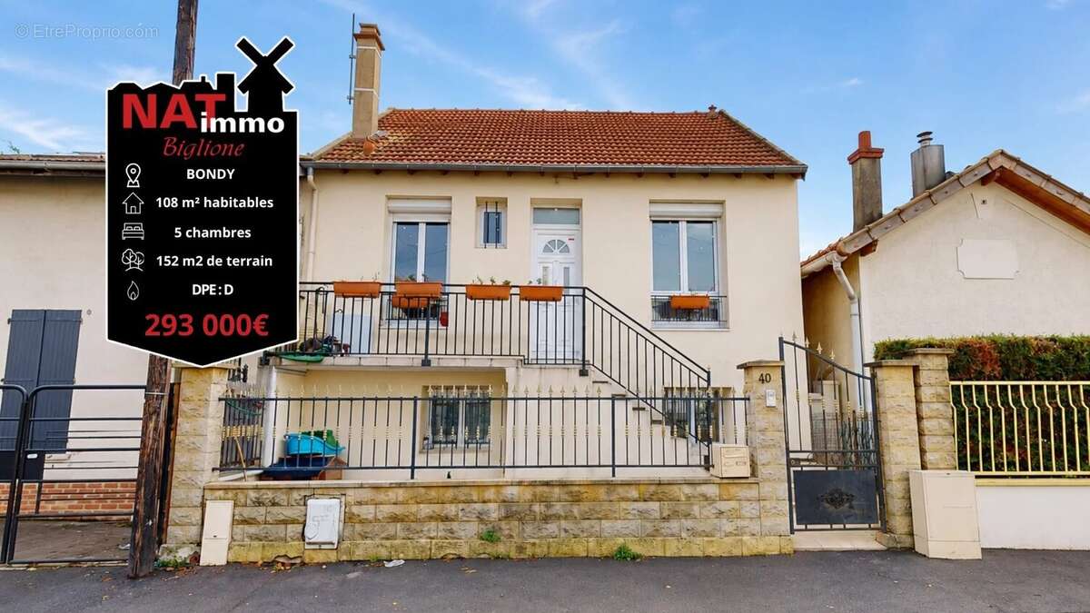 Maison à BONDY