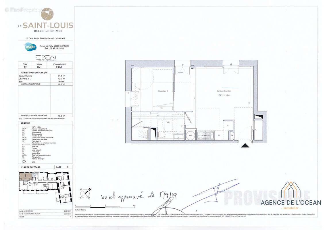 Appartement à LE PALAIS