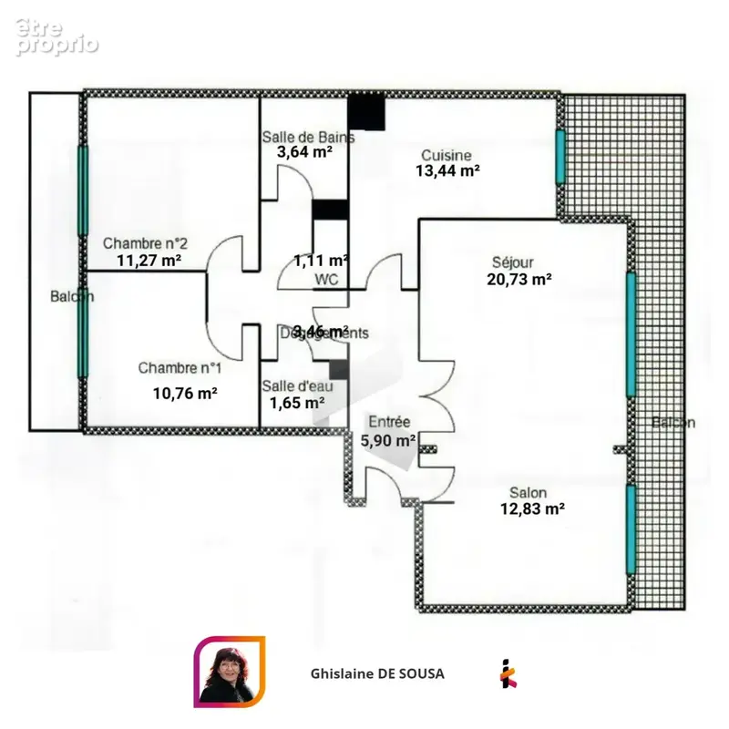 Bondy - un appartement familial lumineux avec un vrai potentiel d'évolution ! - photo 11