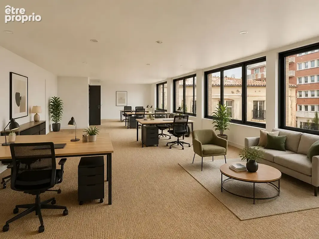 Toulouse - les chalets - immeuble de 242,10 m²  de bureaux ou  d'habitation avec rooftop. de 93,40 m² - photo 5