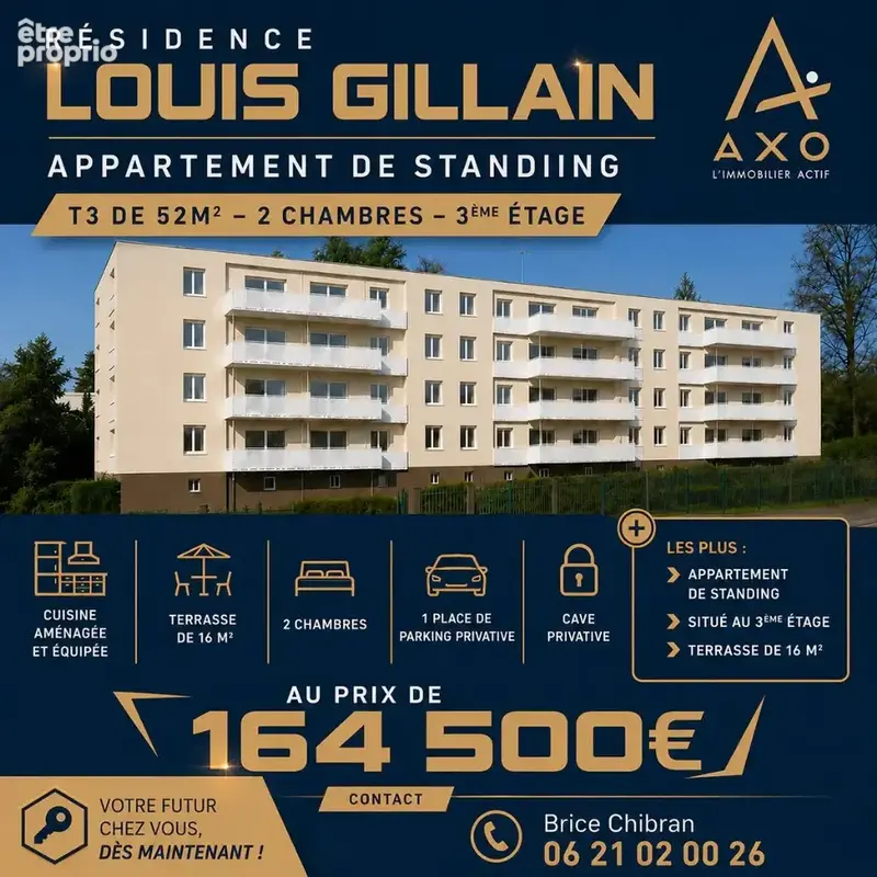 Appartement de standing de 52m² - photo 1