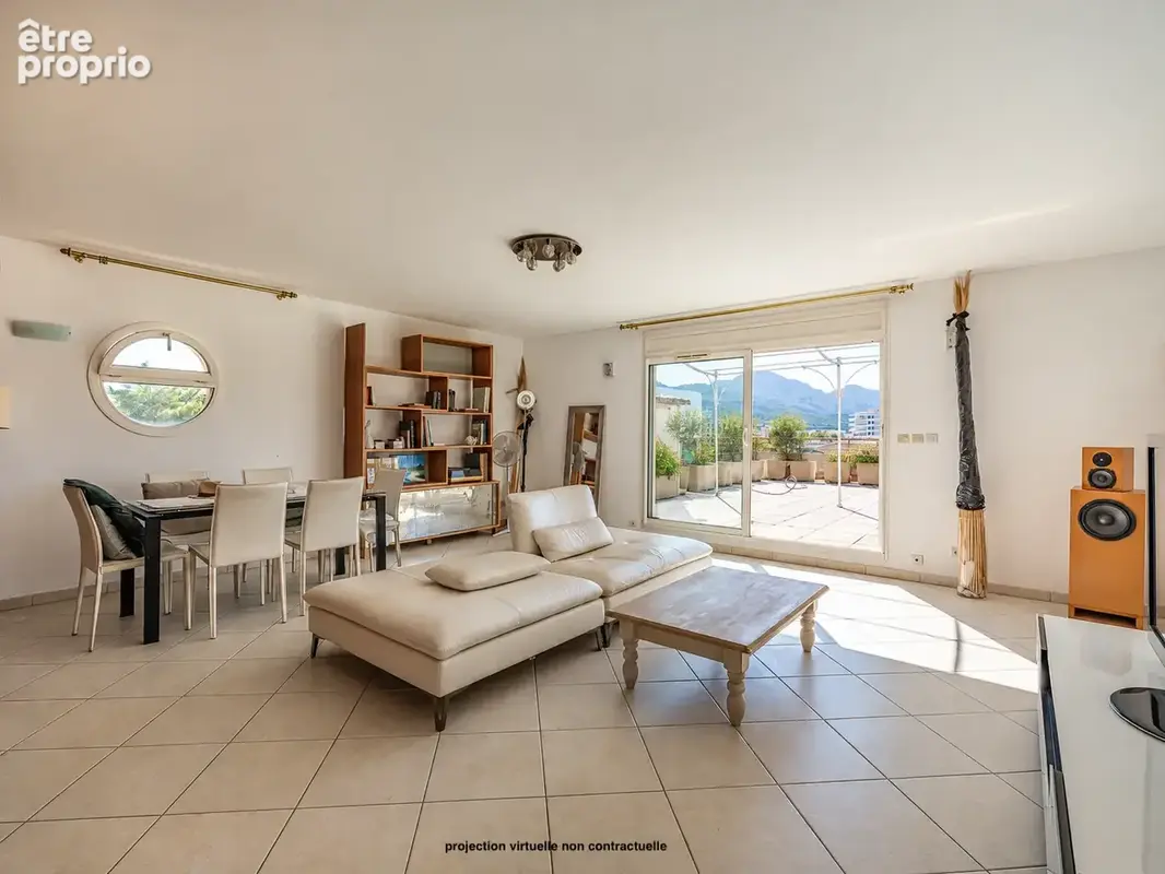 Sainte anne: dernier etage, t4 116m2 avec terrasse plein ciel de 102m2 avec vue mer et garages (prix en sus) - photo 4