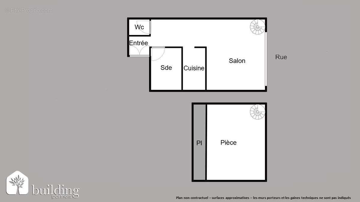 Batignolles Paris 17ème - Appartement 2 pièces 44,75 m² - photo 2