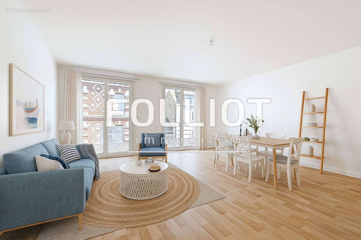 A vendre appartement 3 pieces plein centre de carteret renove avec gout - photo 2