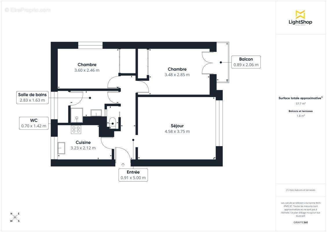 Appartement à MERIGNAC