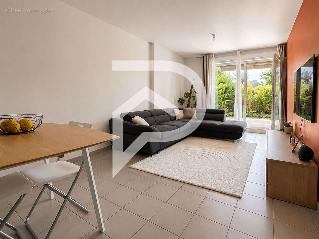 Appartement T3 avec terrasse, jardin et garage - photo 4