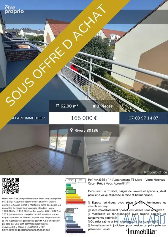 Appartement à RIVERY