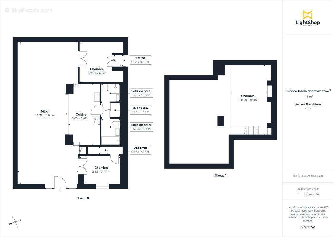 Appartement à VERSAILLES