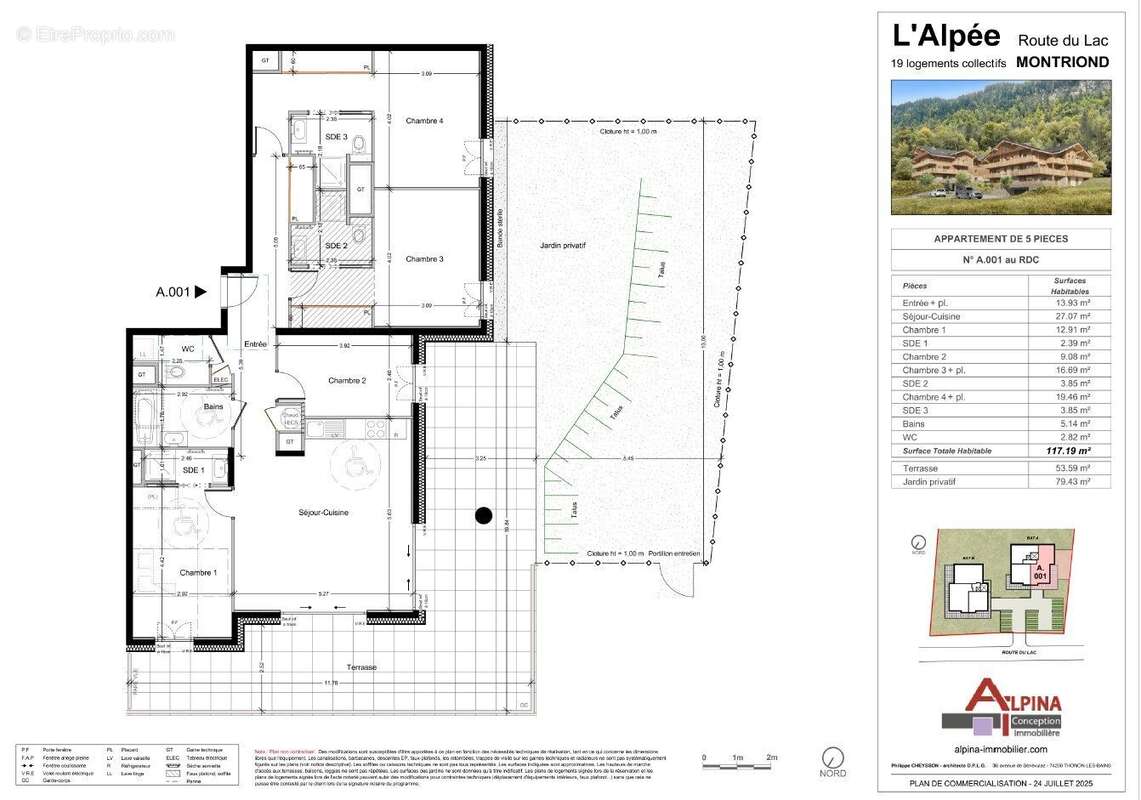 Appartement à MONTRIOND