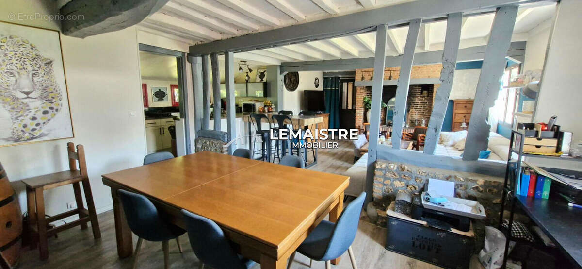 Maison à vendre - à 4 km de Doudeville - 130 m² - 3 chambres - Longère de PLAIN-PIED - photo 3