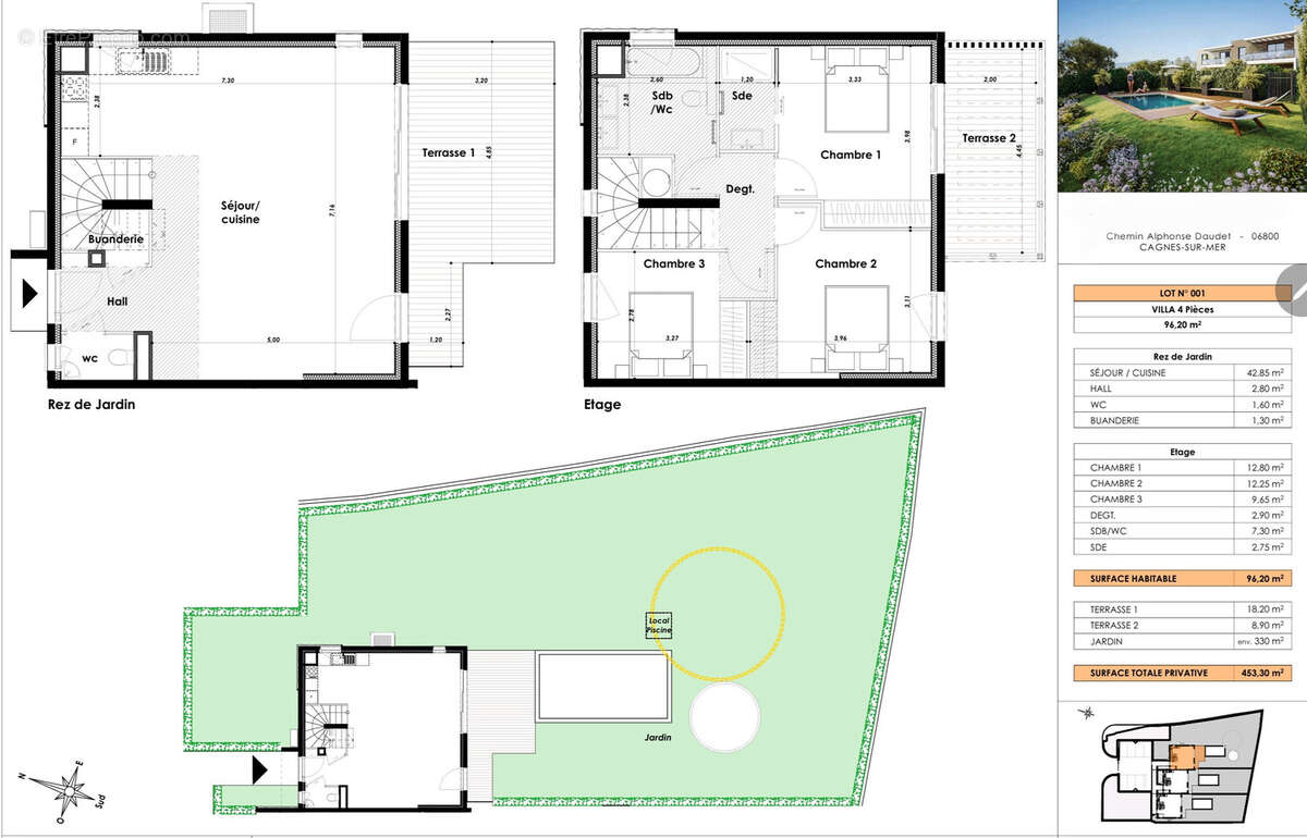 Cagnes-sur-Mer  Villas neuves avec piscine privée - photo 4
