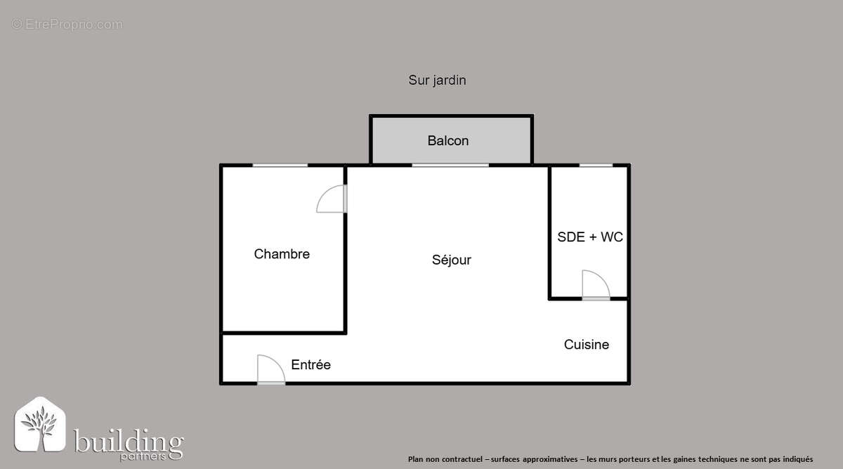 A vendre - Levallois-Perret - Anatole France - Appartement 2 pièces de 27,85 m² avec balcon - photo 3