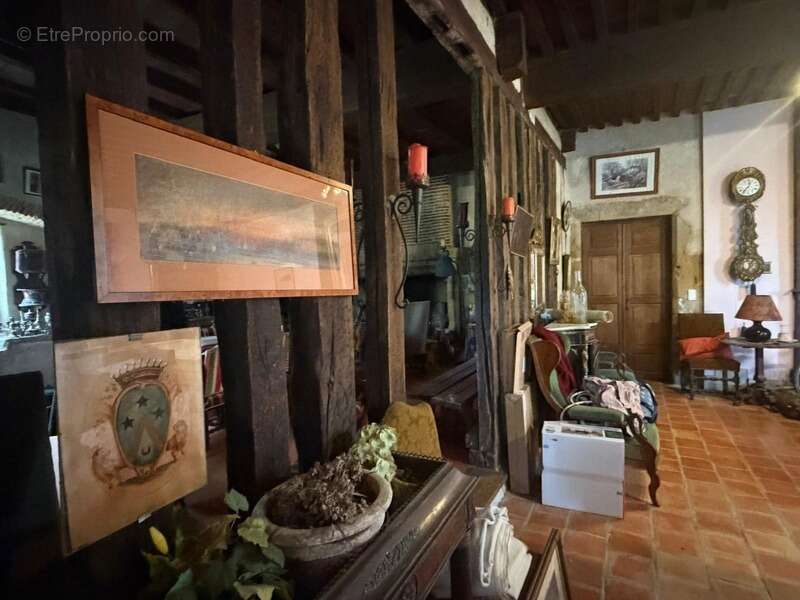 MARCIAC(32): ancienne SEIGNEURIE avec BEAU CHATEAU XIV sur 3,5ha, cachée, au bout du chemin, sans voisin, en campagne, 500m2 hab - photo 69