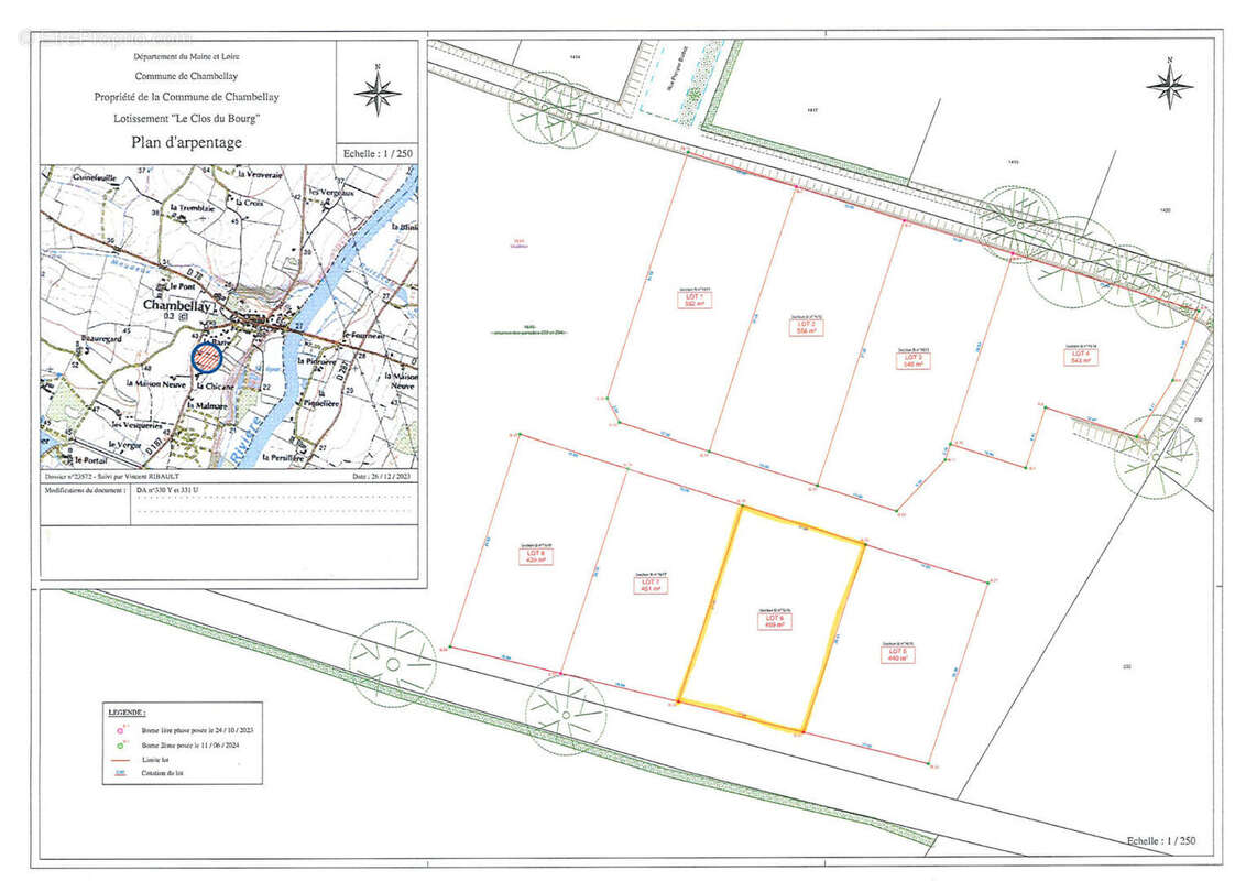 Terrain à CHAMBELLAY
