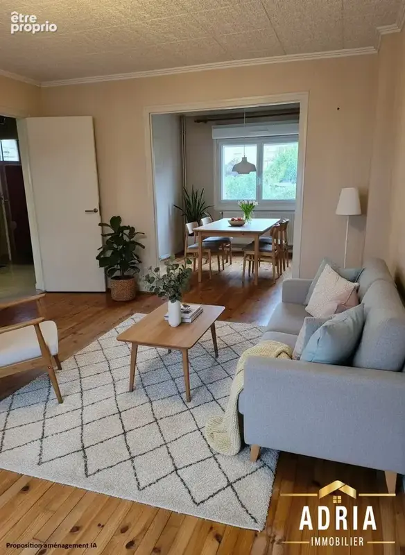 Proposition IA salon-salle à manger