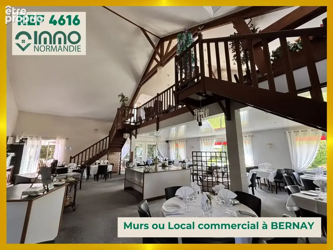 Restaurant avec 2 logements à BERNAY - 542m2 + mezzanine - photo 1