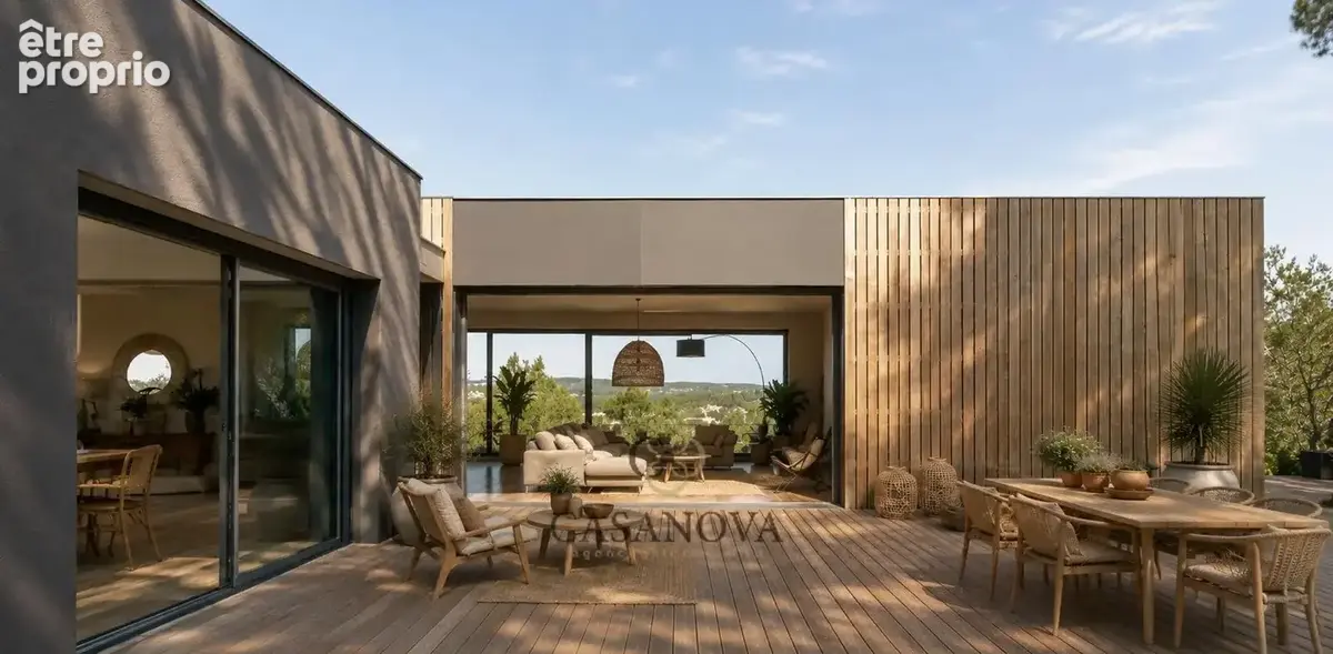 Villa d'architecte de plain-pied avec piscine et vue panoramique à Castelnau-le-Lez - photo 6
