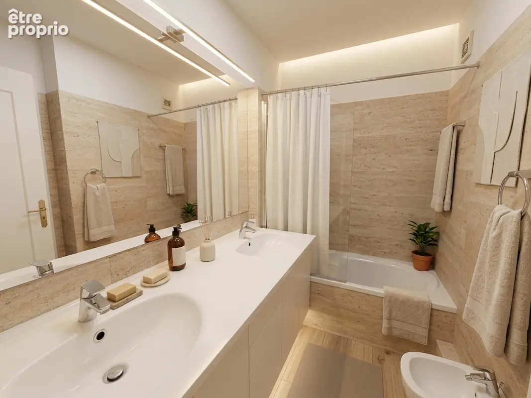 Terrenoire appartement f5 avec balcon et parking - photo 13