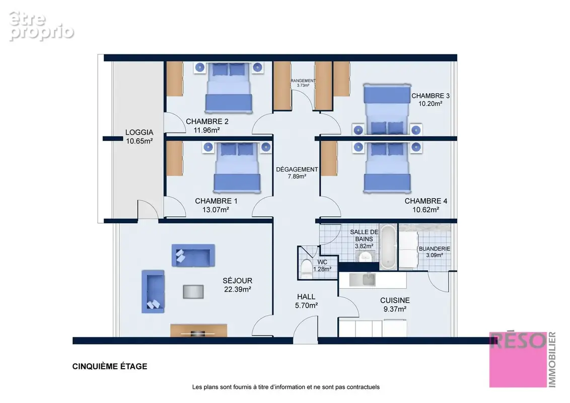 Appartement 5 pièces 114 m² à vendre à Vetraz-Monthoux (74100) - photo 2