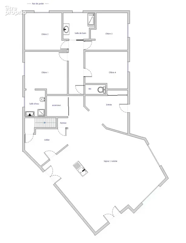 Villa f5 148 m2 avec ascenseur sur terrain de 1014 m2 - photo 17
