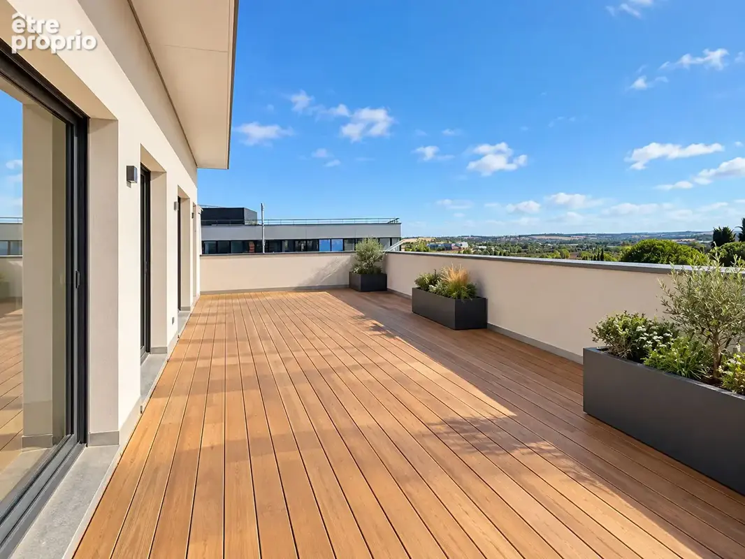 Appartement Toulouse 5 pièces de 100m² + 39m² de terrasse + 2 Parkings sous-sol ! L'ORMEAU - photo 2
