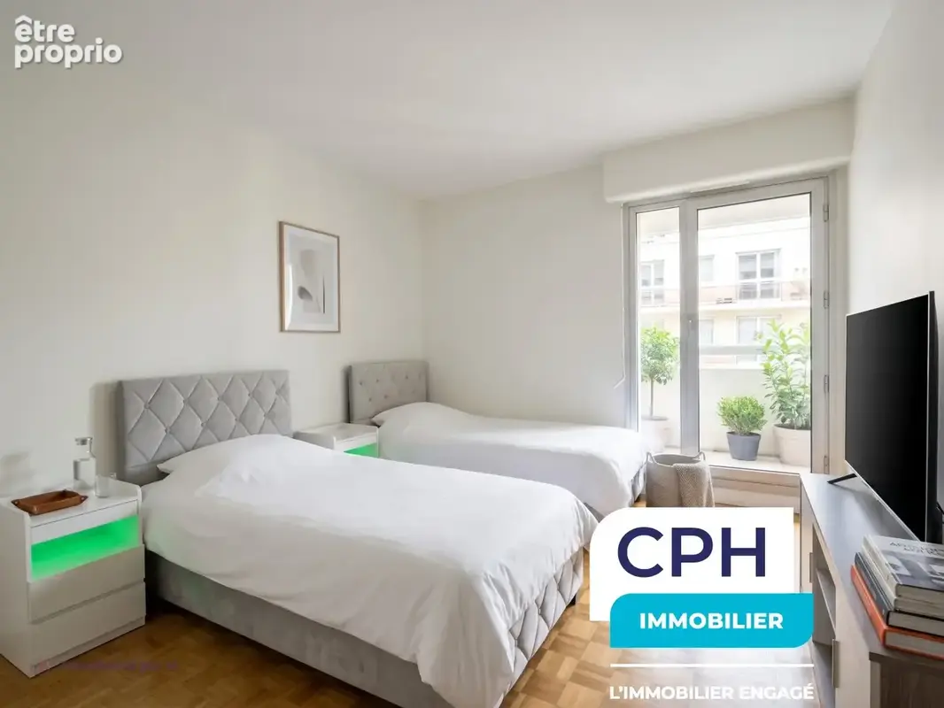 4 pièces de 77,90m² - 3 chambres, balcon et parking - Vendu loué- Pont-de-Flandre, Paris 19ème - photo 5