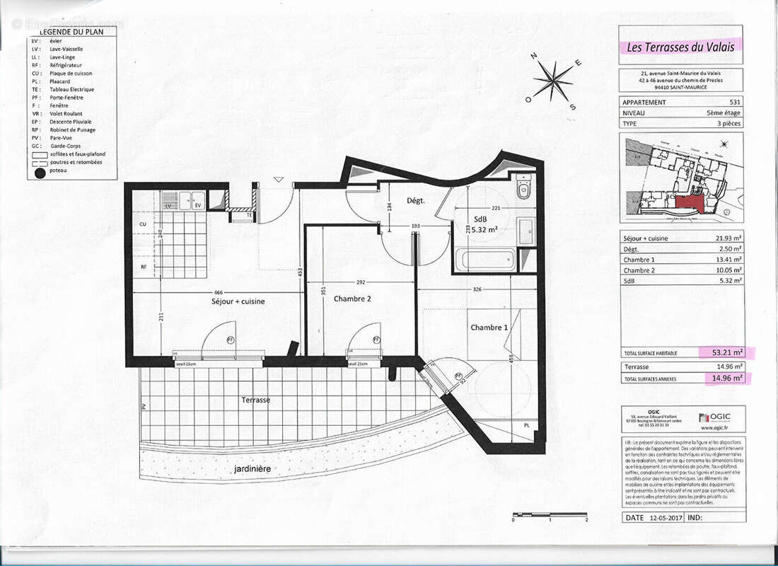 Appartement à SAINT-MAURICE