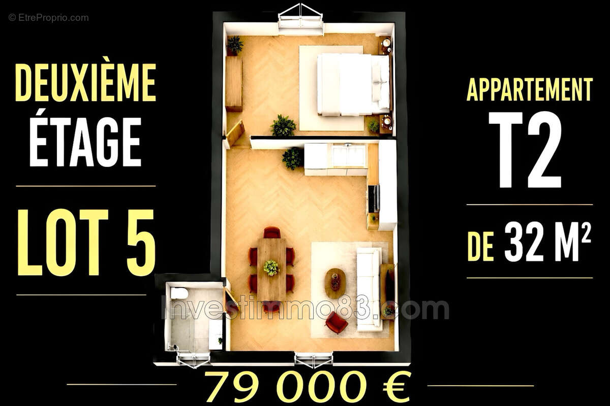 Appartement 32 m² à Pertuis  - photo 3