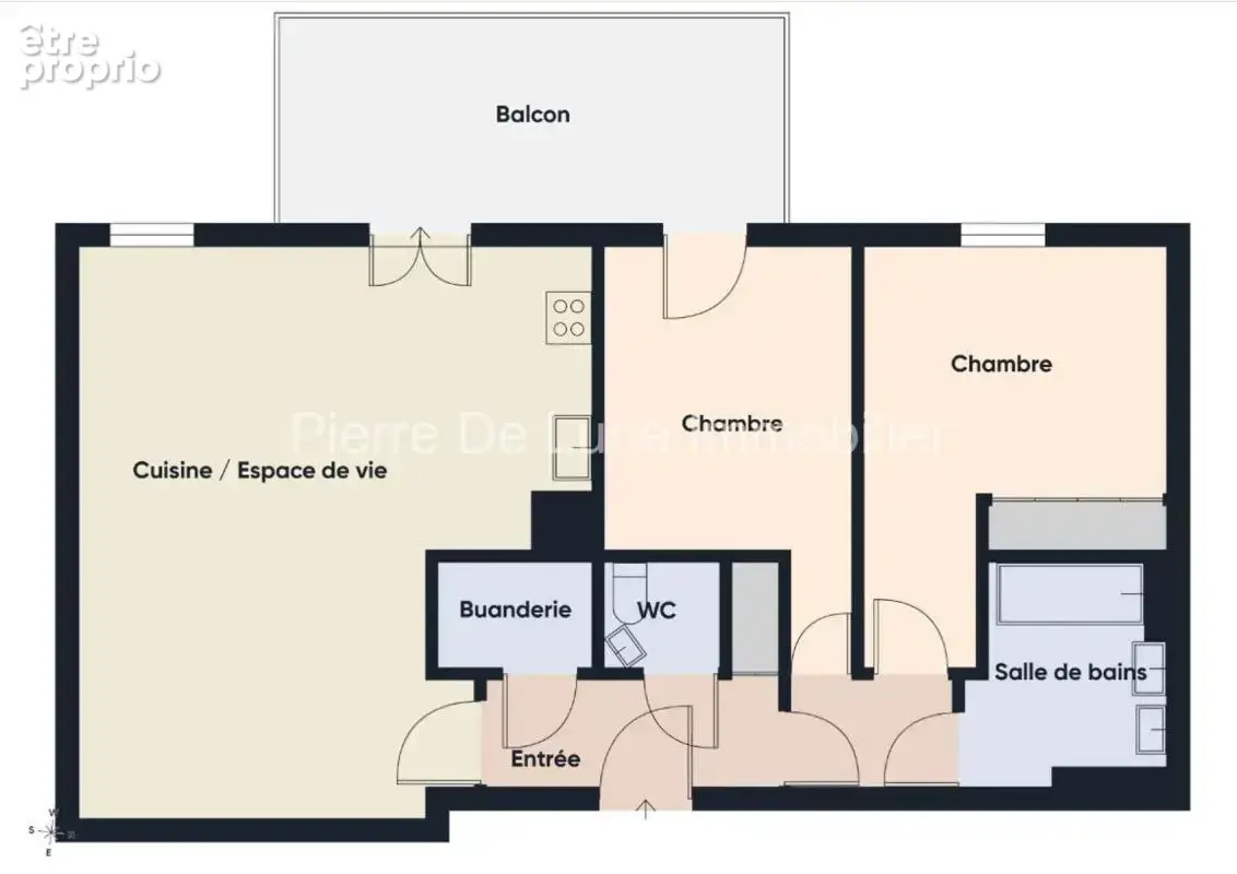 Appartement 3 pièces avec balcon DPE B - photo 7