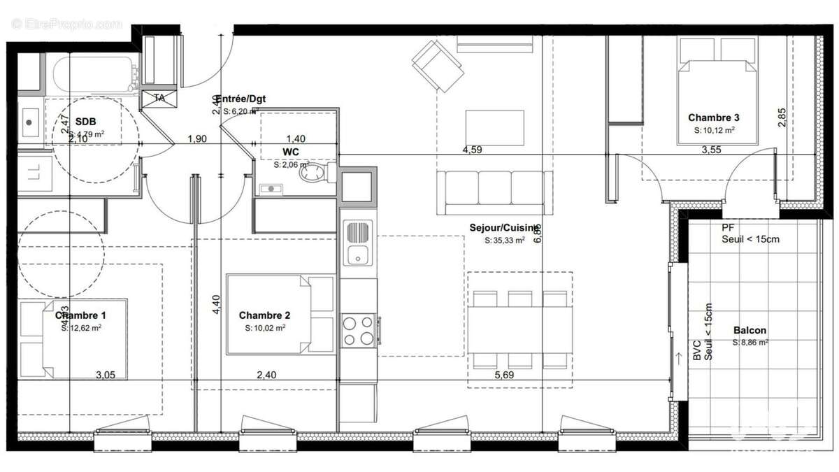 Photo 4 - Appartement à VENISSIEUX