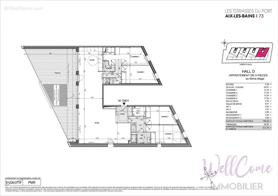 Appartement T5 de 150m² en Attique (2 Parking inclus) à Aix-Les-Bains côté Lac ! - photo 6
