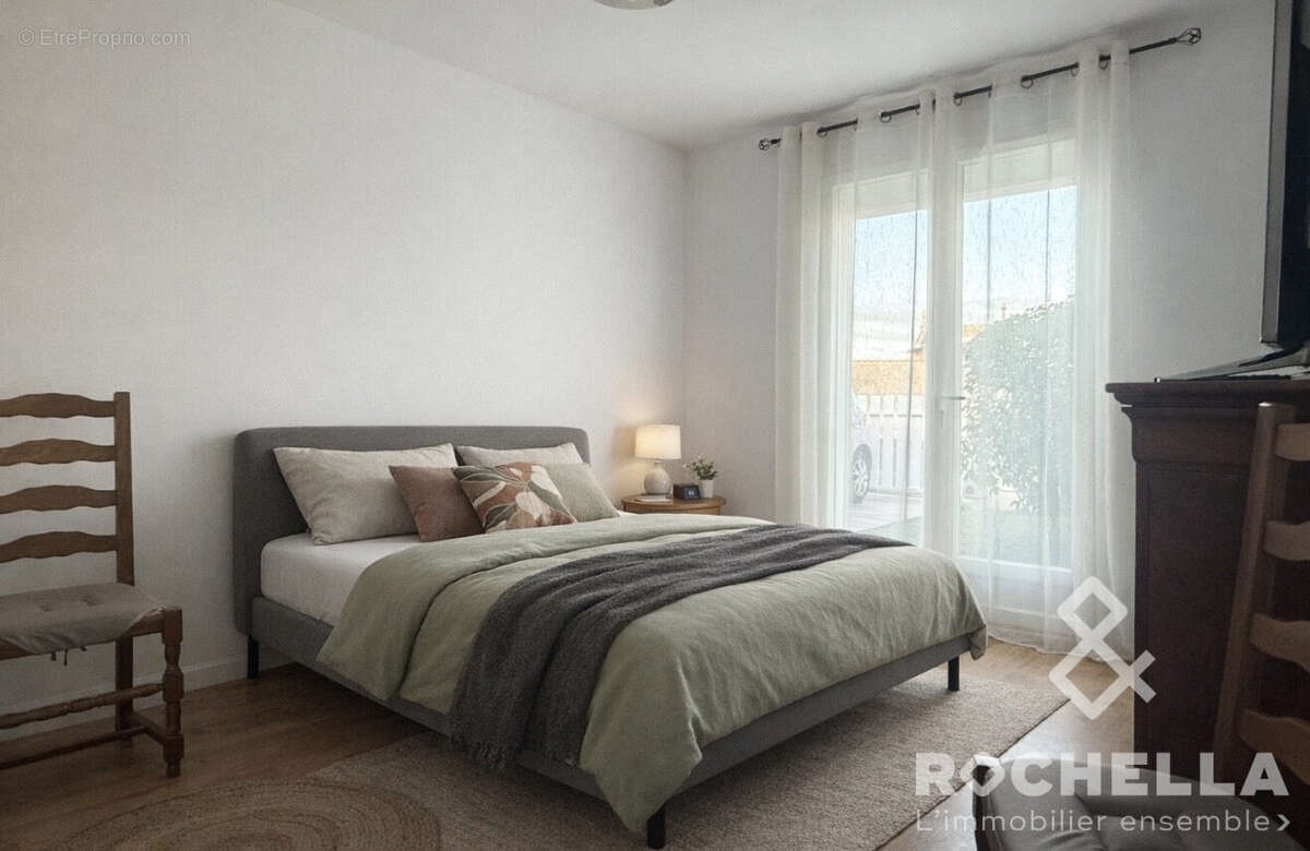 Chambre - Maison à TONNAY-BOUTONNE