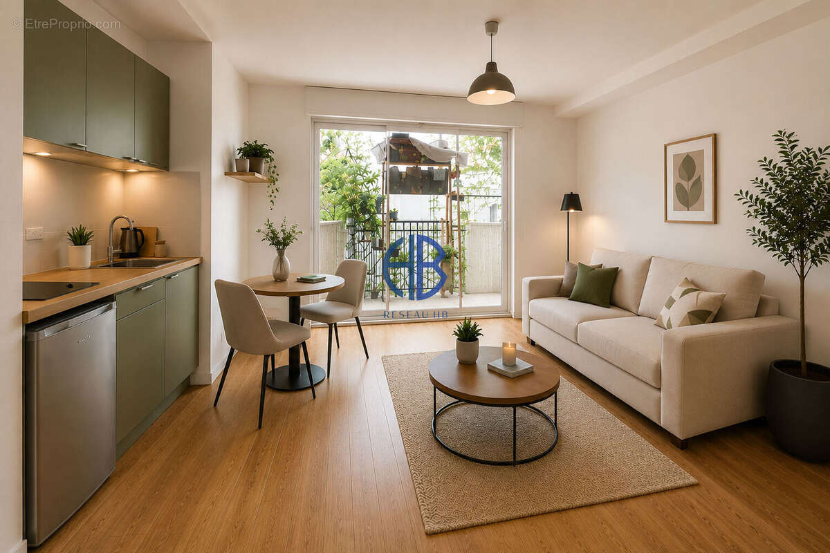 Appartement Grenoble  1 pièce(s) 23.69 m2 place parking en sus - photo 8