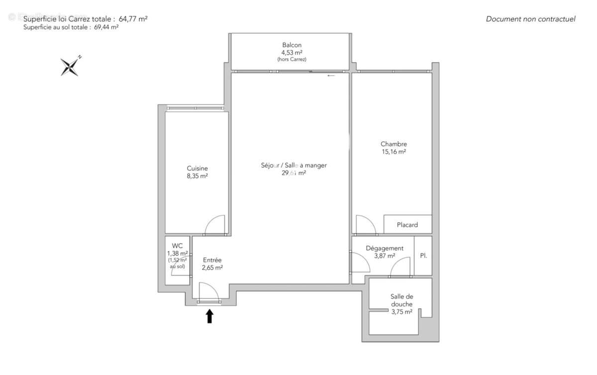 Appartement à PARIS-6E