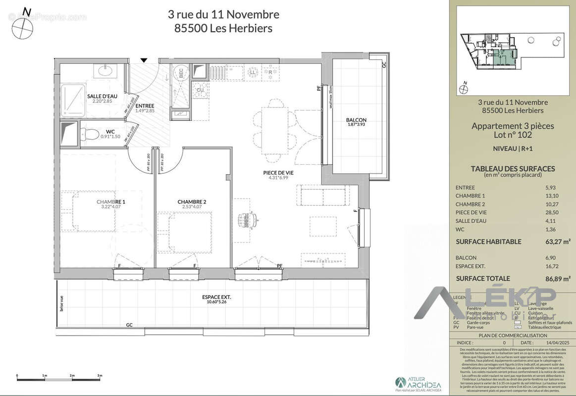 Appartement à LES HERBIERS