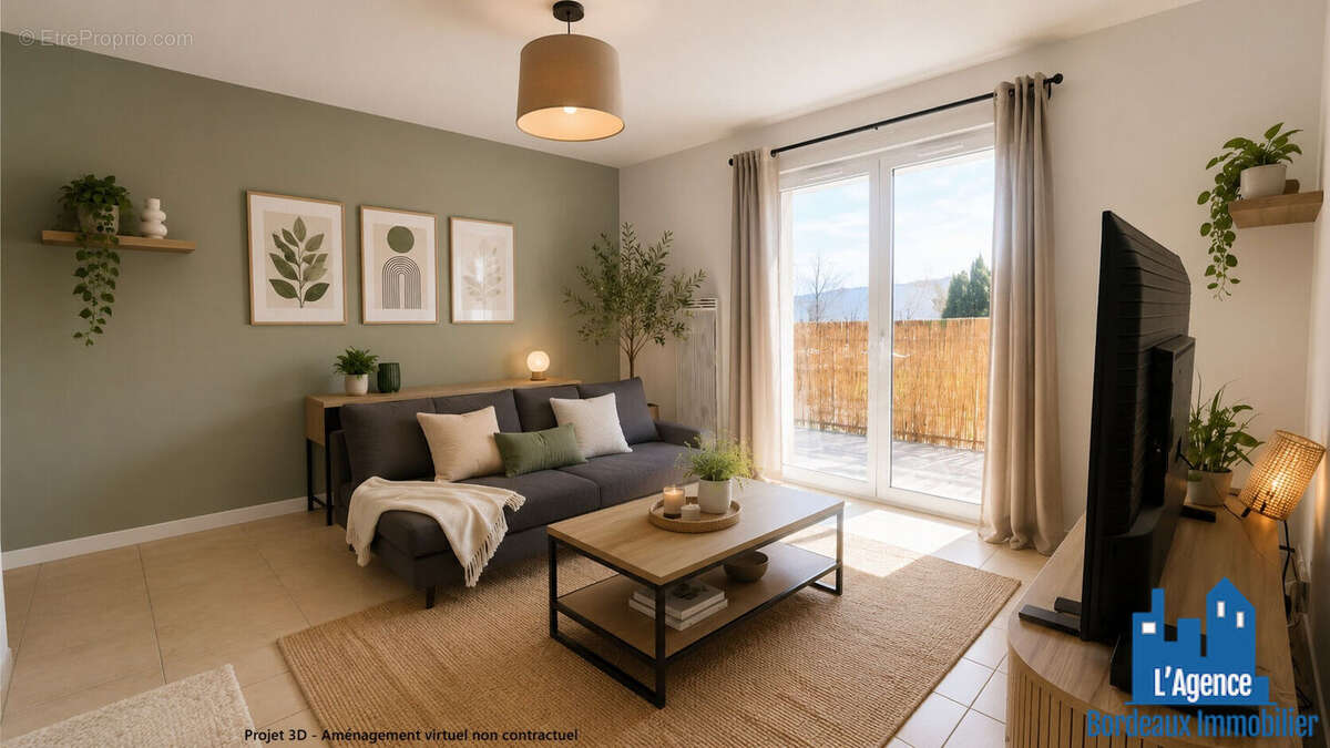 Exclusivite ! eysines - vigean - appartement t3 de 56m² - 1er étage - terrasse 7.50m² - parking - vendu vide !! sébastien baudot - photo 3