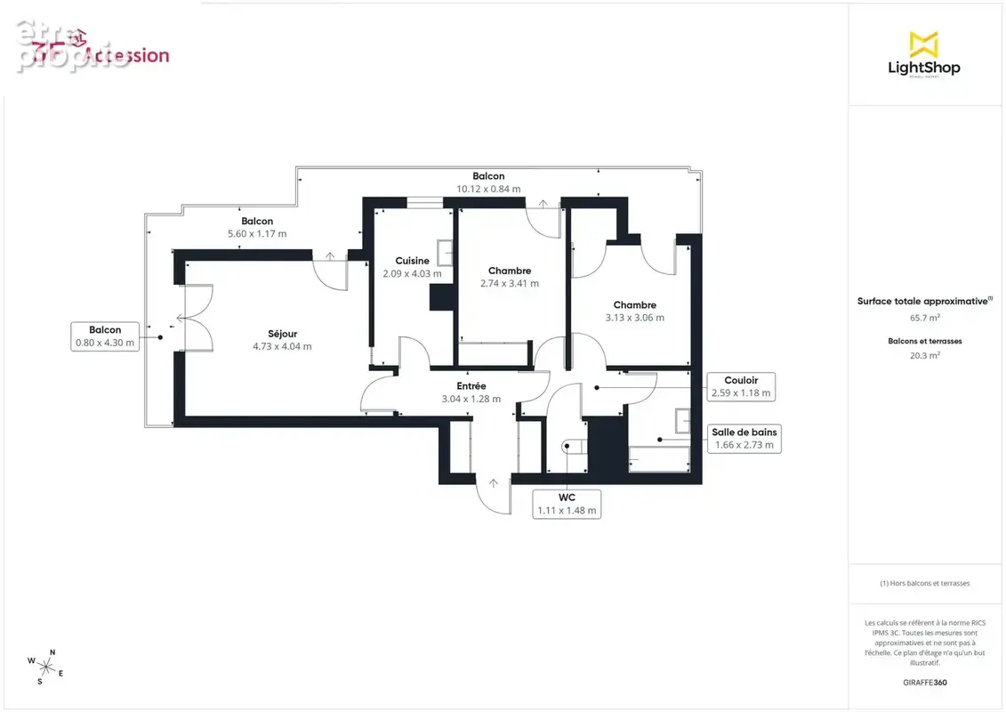 Vente appartement t3 _ choisy-le-roi - photo 13