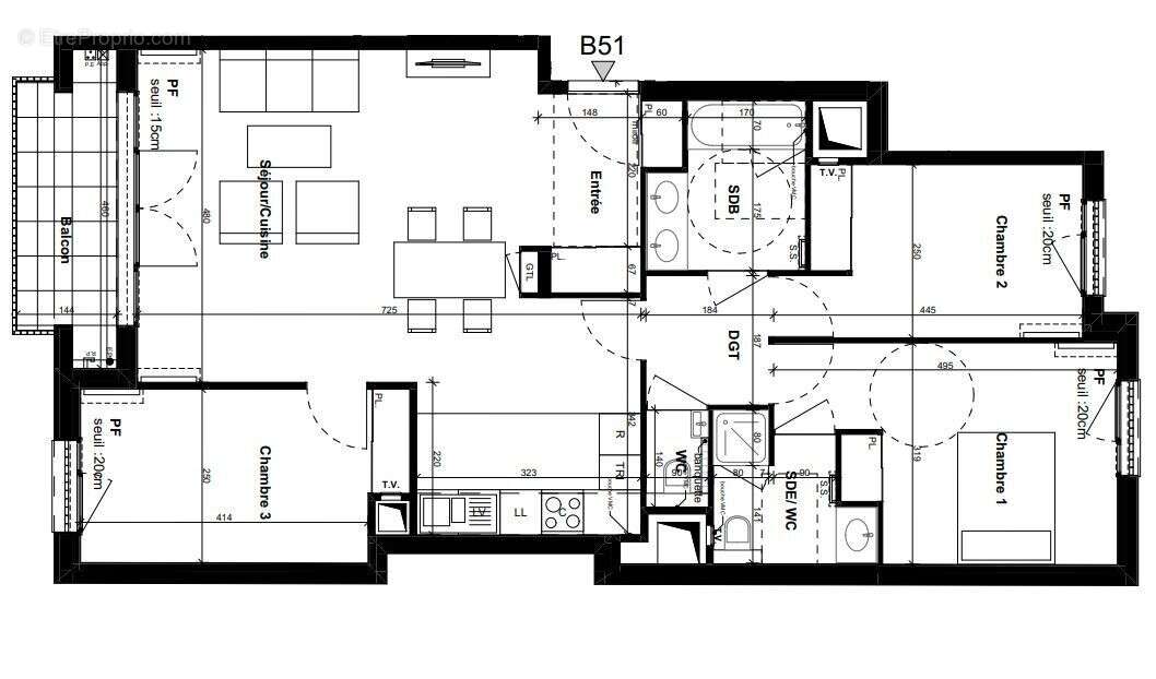 Appartement à BOULOGNE-BILLANCOURT