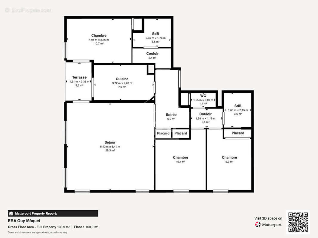 Appartement à PARIS-17E