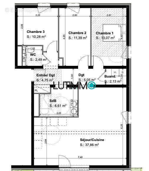 Appartement à BEBLENHEIM
