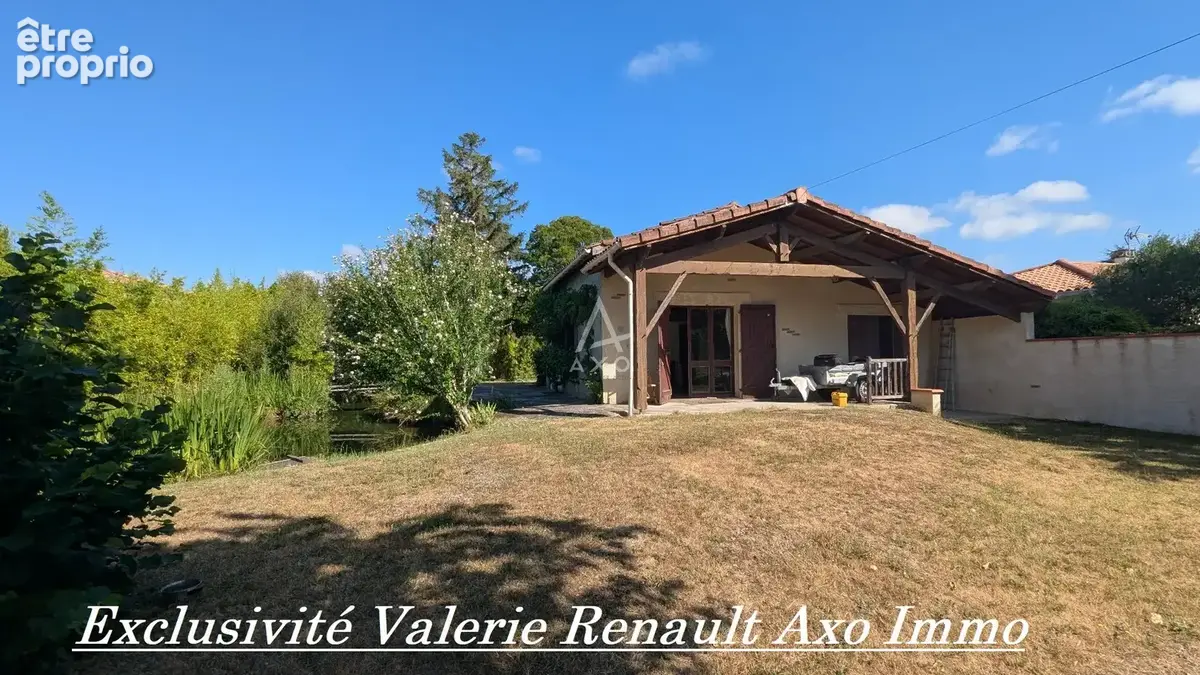 Maison T3 avec grand terrain arboré et grand plan d'eau - photo 2