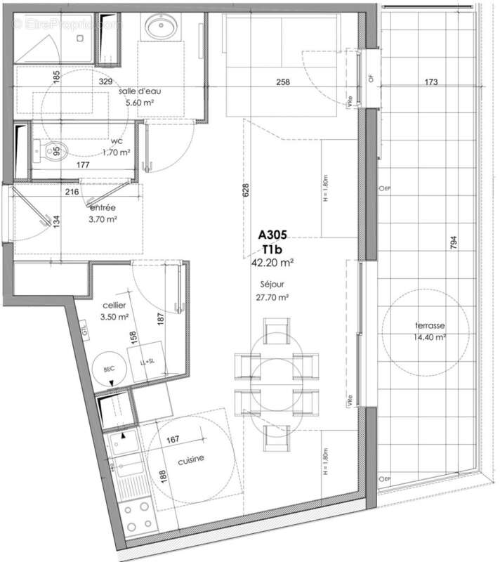 Appartement 51 m² à Tregastel  - photo 4