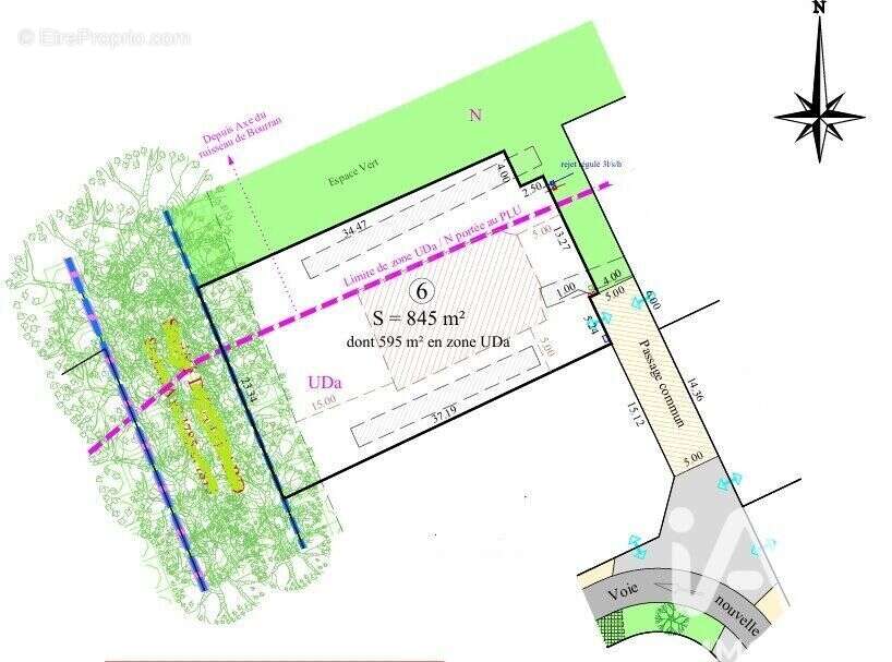 Photo 2 - Terrain à MARTILLAC