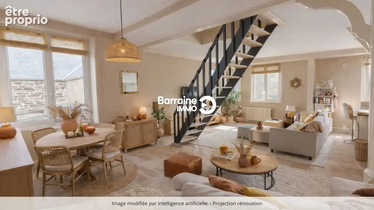 À vendre : Appartement spacieux de 5 pièces à Plourin les Morlaix ! - photo 2