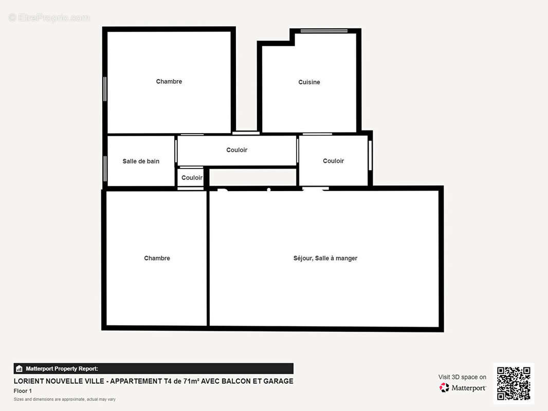 Lorient nouvelle ville - appartement t4 de 71m² avec grand balcon et garage - photo 20