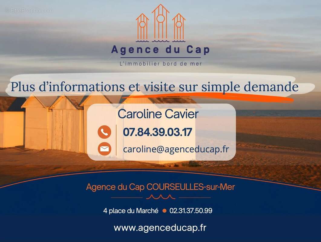 BERNIERES SUR MER - maison avec vie de plain pied, 3 chambres - photo 14