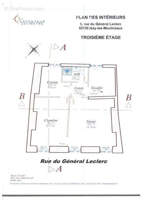 Appartement à ISSY-LES-MOULINEAUX