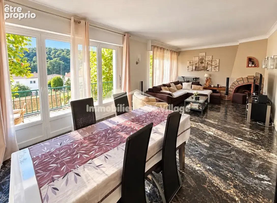 À vendre   toit terrasse   appartement 4 pièces 110m2 avec terrasse de 40 m2   centre-ville de contes - photo 3