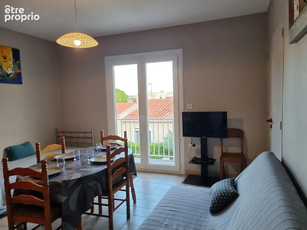 A vendre - saint pierre - proche de la plage - appartement t2 5 couchages - balcon - parking - photo 4